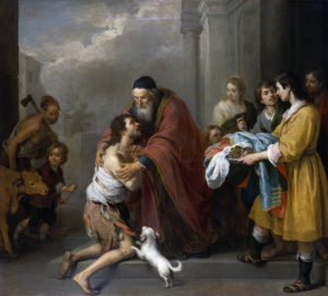 Bartolomé Esteban Murillo (Spanish, 1617 - 1682 ), The Return of the Prodigal Son, 1667/1670, oil on canvas, Gift of the Avalon Foundation 1948.12.1